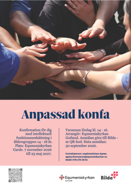 Välkommen till Anpassad konfa!