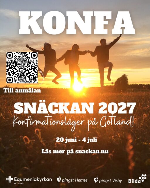 Konfirmationsläger på Snäckan 2027!