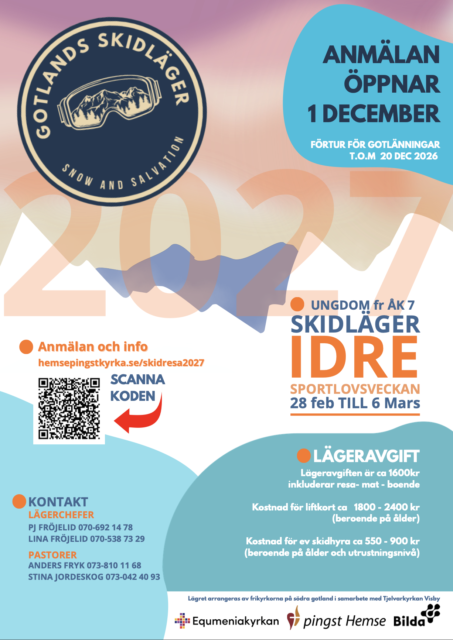 Snart öppnar anmälan!